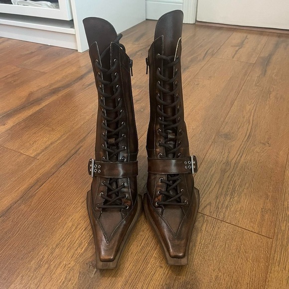 KNWLS Brown XSerpent Boots! Size IT 38 - Picture 4 of 8